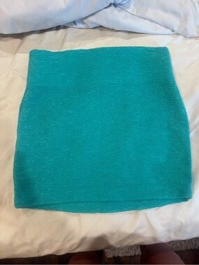 BCBGeneration Teal Mini Skirt